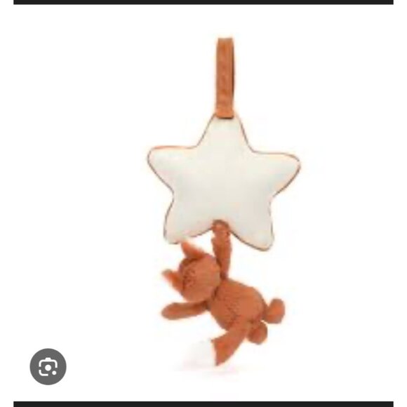 Bashful Fox Cub Musical Pull Baby Toy - Picture 2 of 7